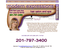 Tablet Screenshot of modernexpressions.net